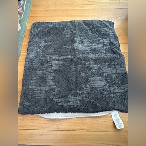 Pottery barn Textured Gray Throw Pillow Cover